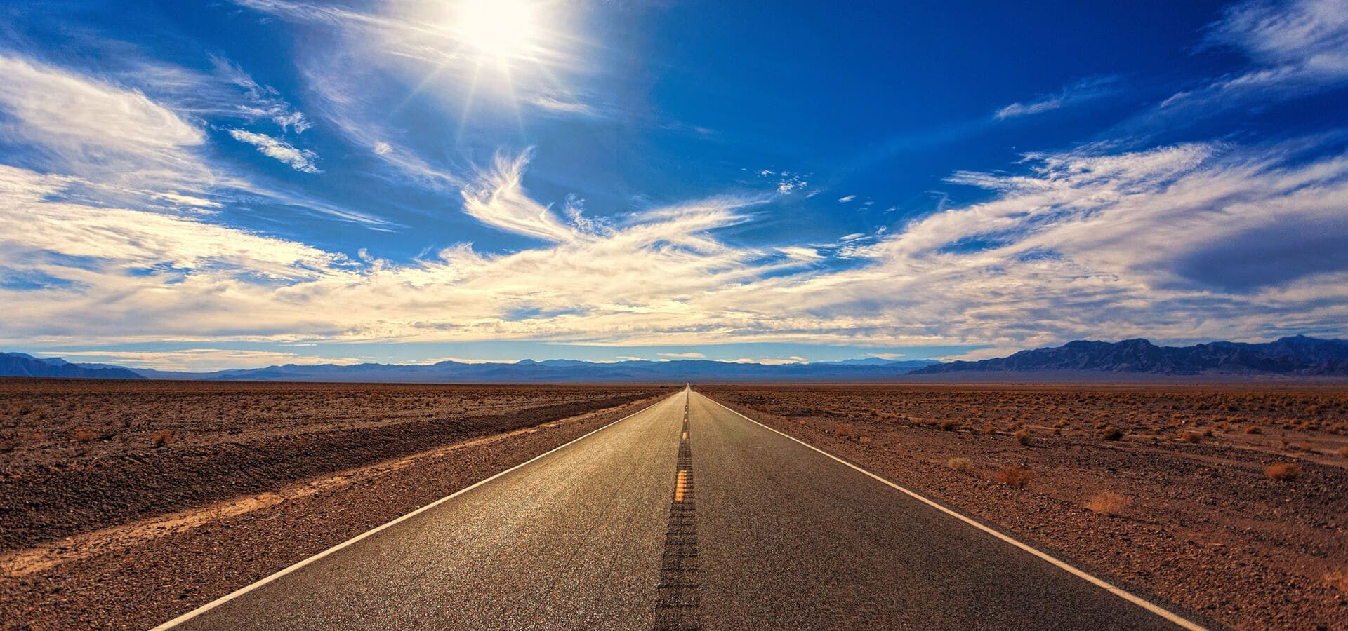 Carretera en un desierto